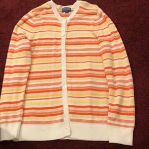 Pendleton striped cartigan